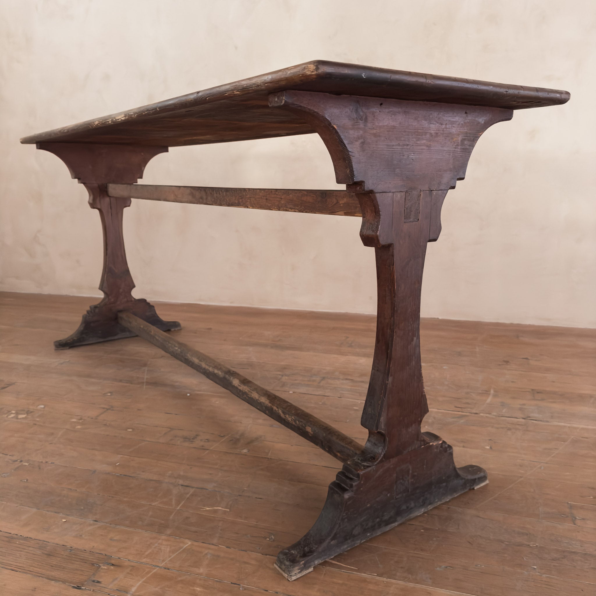 Monastery Table Dimensions Antique Aged Oak Monastery Table – Pop Up Home