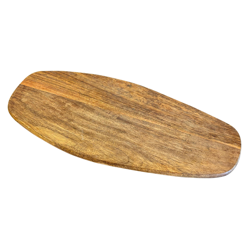 Long Carved Wood Platter