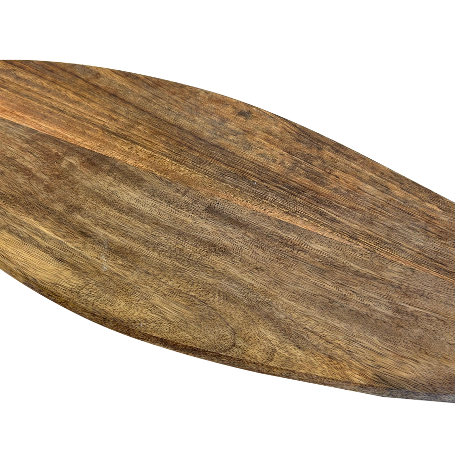 Long Carved Wood Platter