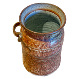 Speckle Glazed Handled Vessel