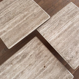 Trio of Travertine Nesting Tables