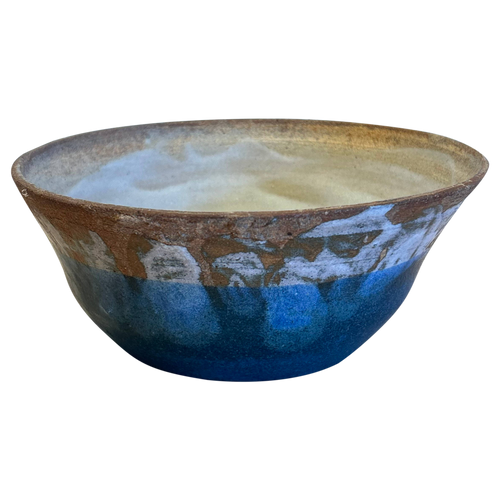 Blue Accent Studio Pottery Bowl