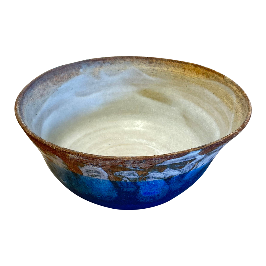 Blue Accent Studio Pottery Bowl