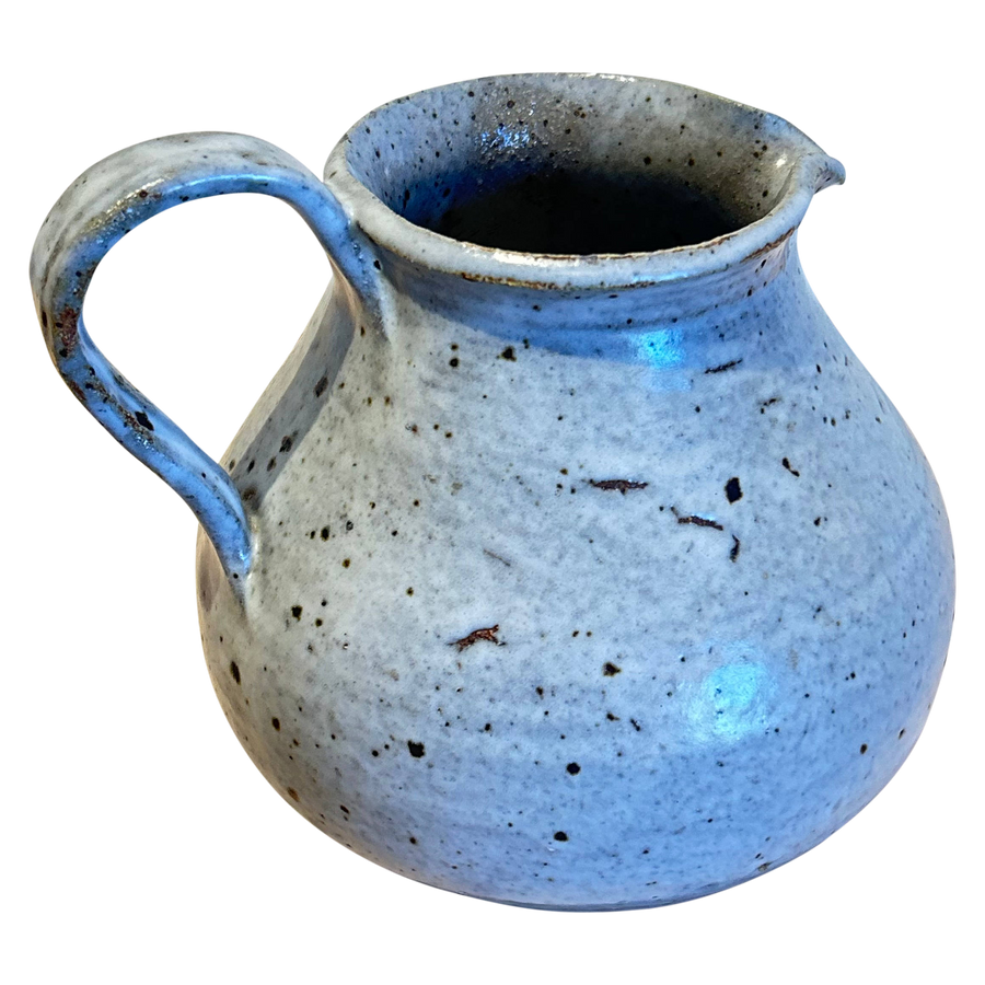 Cream Glazed Ceramic Pitcher