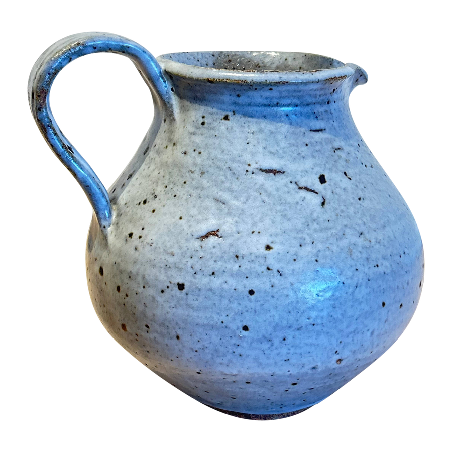 Cream Glazed Ceramic Pitcher