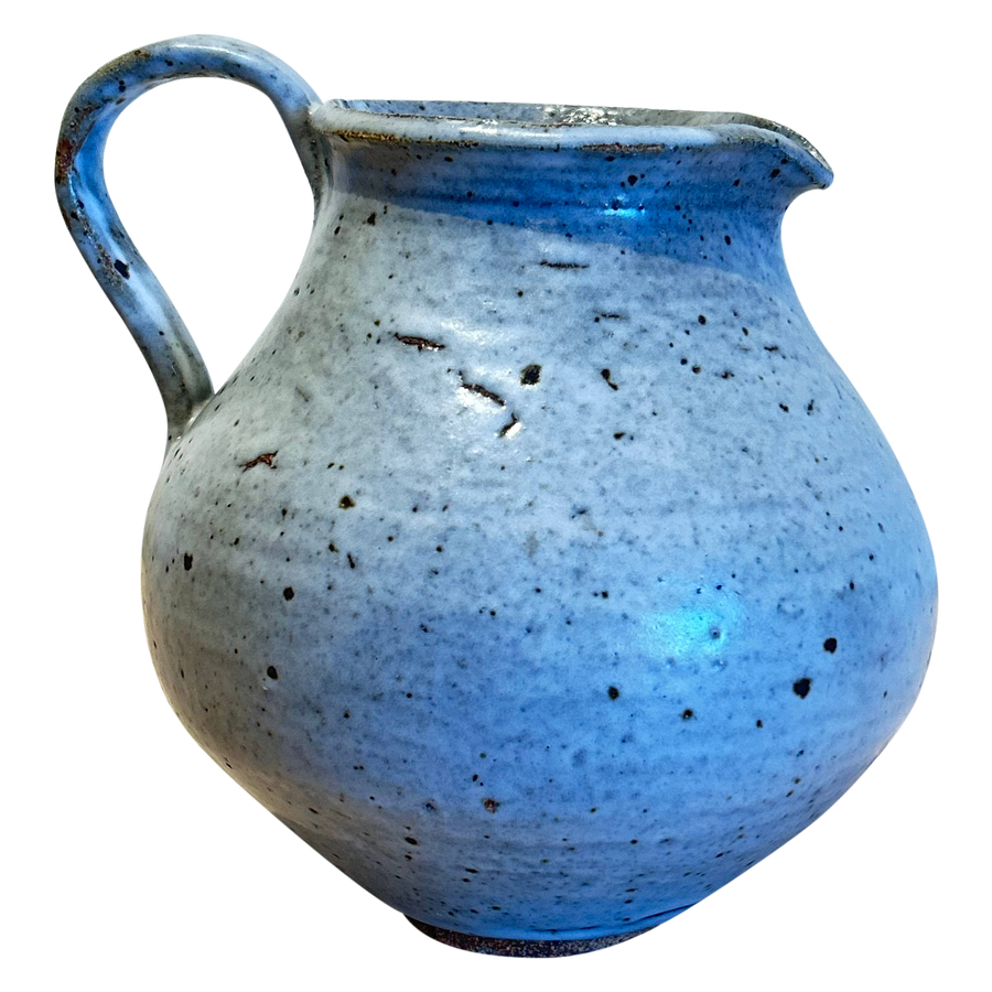 Cream Glazed Ceramic Pitcher