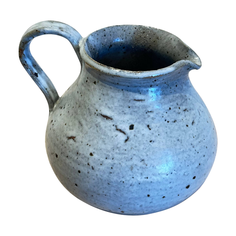 Cream Glazed Ceramic Pitcher