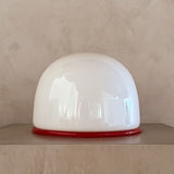 Italian Red Accent Table Lamp
