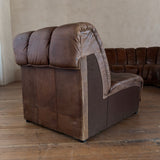 5 Piece Leather Snake Sofa