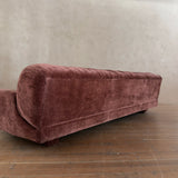 Italian Channel Tufted Velvet Sofa