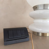 Milk Glass Globe Table Lamp