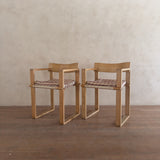 Oak Frame Chair by Ate Van Apeldoorn, 1960s