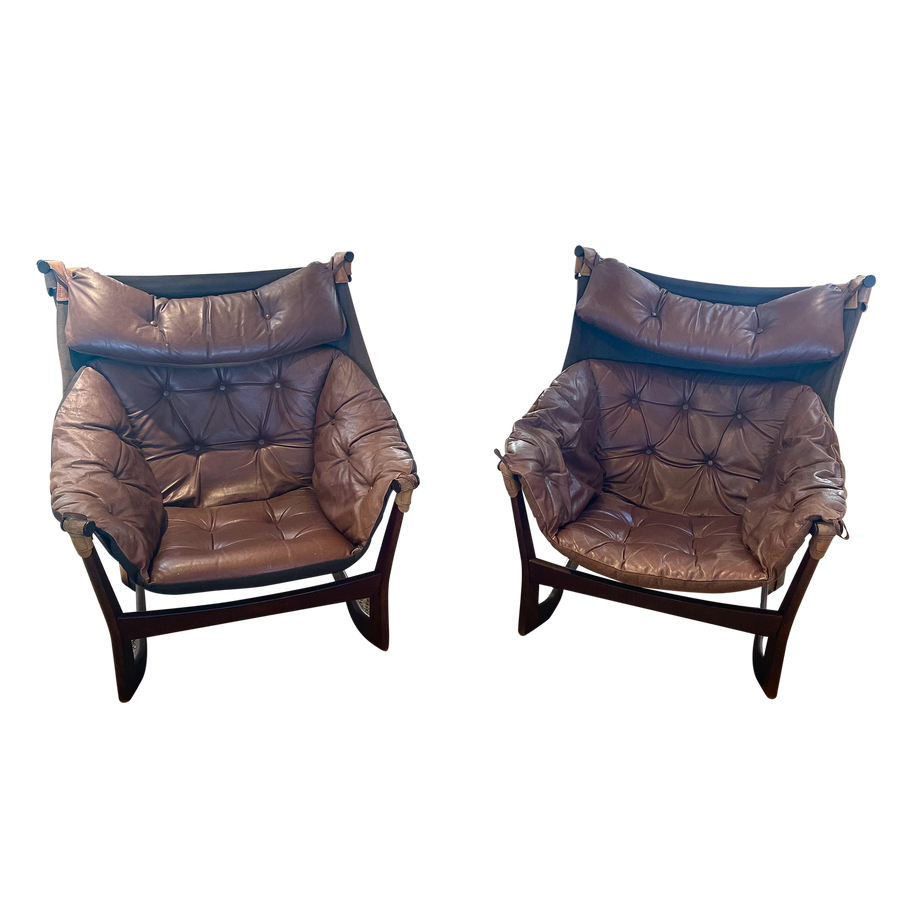 Pair of Trega Lounge Chairs by Tormod Alnaes