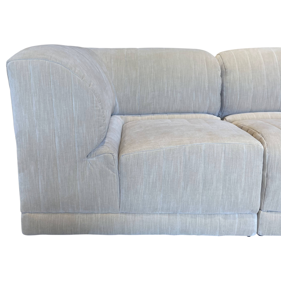 Roche Bobois Channel Stitched Sectional