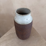 Carved Glaze Studio Ceramic Vase