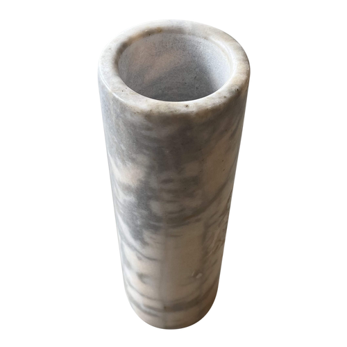 Vintage Marble Cylinder Vase