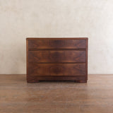 Mid Century Walnut 3 Drawer Dresser