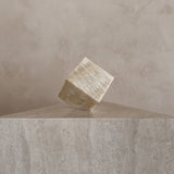 Honey Veined Onyx Cube Object