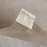 Honey Veined Onyx Cube Object