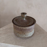 Speckled Sand Glaze Lidded Studio Ceramic Jar
