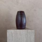Large Plum Glaze Studio Ceramic Vase