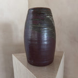 Large Plum Glaze Studio Ceramic Vase