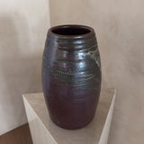 Large Plum Glaze Studio Ceramic Vase