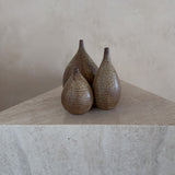 Trio of Speckled Glaze Bud Vases