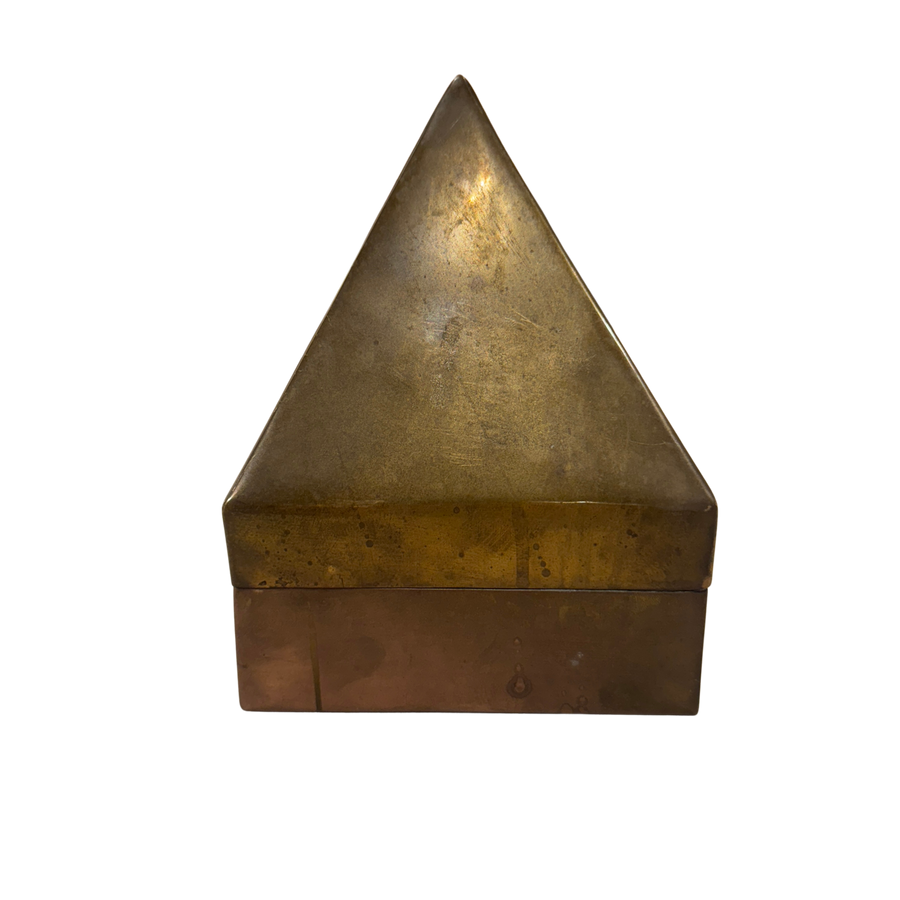 Brass Obelisk Keepsake Box