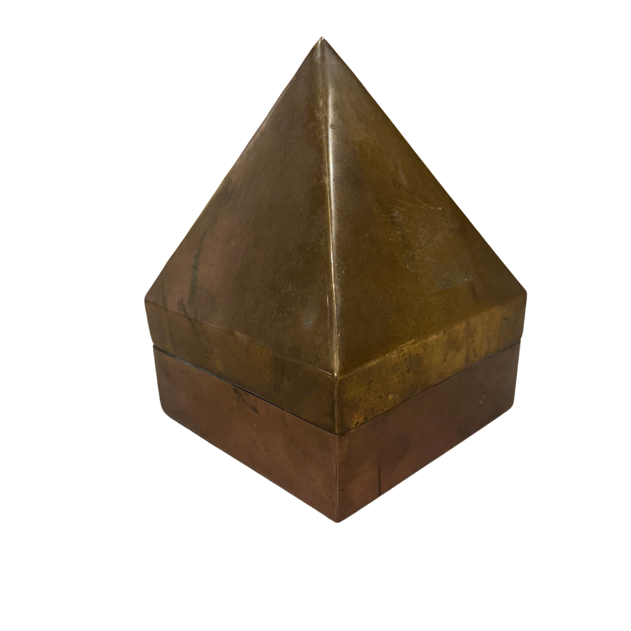 Brass Obelisk Keepsake Box
