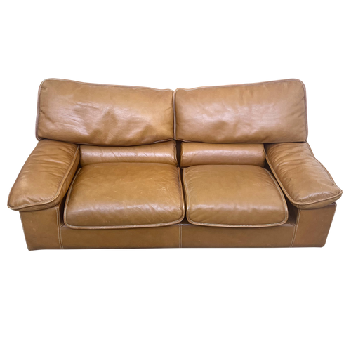 Henry Cooler Leather Loveseat