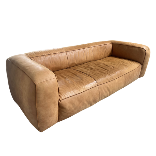Chunky Leather Sofa
