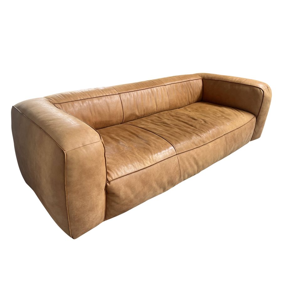 Chunky Leather Sofa