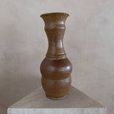 Sienna Drip Glaze Studio Pottery Vase
