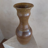 Sienna Drip Glaze Studio Pottery Vase