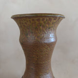 Sienna Drip Glaze Studio Pottery Vase