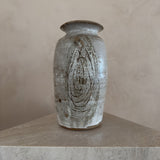Tonal Wash Etched Studio Ceramic Vase