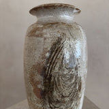 Tonal Wash Etched Studio Ceramic Vase