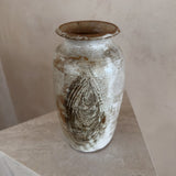 Tonal Wash Etched Studio Ceramic Vase