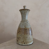 Speckled Cream Lidded Studio Ceramic Vessel