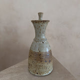 Speckled Cream Lidded Studio Ceramic Vessel