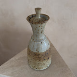 Speckled Cream Lidded Studio Ceramic Vessel