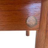 Round Tile Top Oak Coffee Table