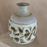 Studio Ceramic Vessel with Brushwork Glaze