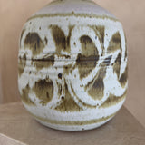 Studio Ceramic Vessel with Brushwork Glaze
