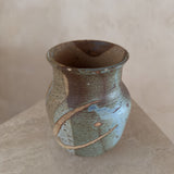 Studio Ceramic Vessel with Earth Toned Variations