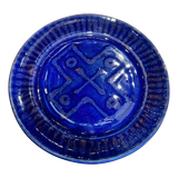 Geometric Cobalt Plate