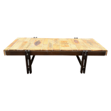 Roger Capron 'Garrigue' Botanical Tile Top Coffee Table
