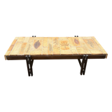 Roger Capron 'Garrigue' Botanical Tile Top Coffee Table