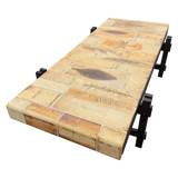 Roger Capron 'Garrigue' Botanical Tile Top Coffee Table